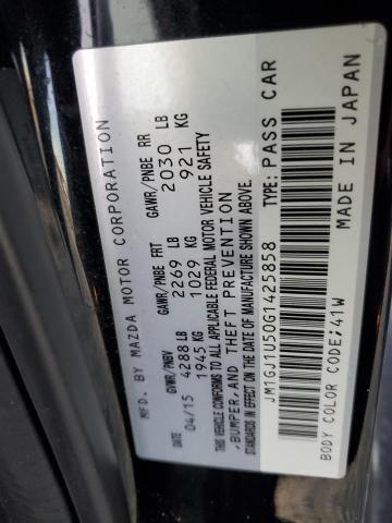 Photo 11 VIN: JM1GJ1U50G1425858 - MAZDA 6 