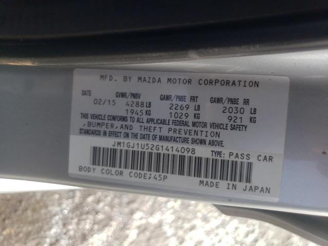 Photo 11 VIN: JM1GJ1U52G1414098 - MAZDA 6 