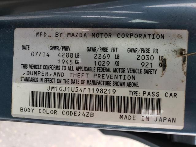 Photo 11 VIN: JM1GJ1U54F1198219 - MAZDA 6 SPORT 