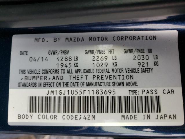 Photo 9 VIN: JM1GJ1U55F1183695 - MAZDA 6 SPORT 