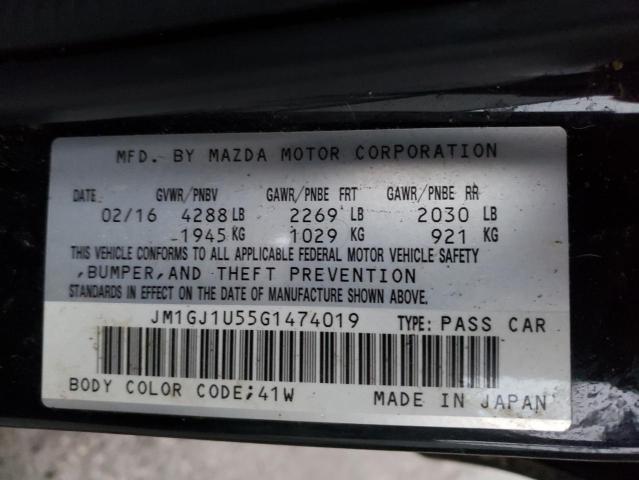 Photo 11 VIN: JM1GJ1U55G1474019 - MAZDA 6 SPORT 