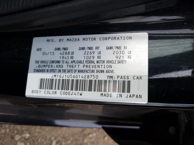 Photo 9 VIN: JM1GJ1U56G1428750 - MAZDA 6 