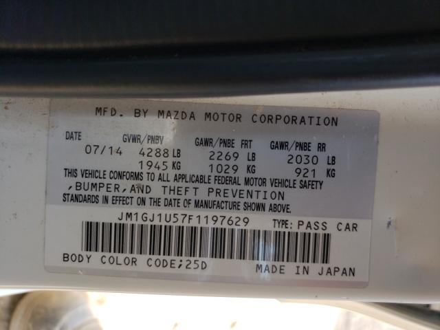 Photo 9 VIN: JM1GJ1U57F1197629 - MAZDA 6 SPORT 