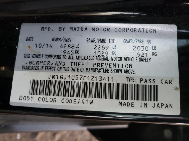 Photo 9 VIN: JM1GJ1U57F1213411 - MAZDA 6 