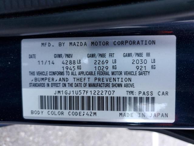 Photo 9 VIN: JM1GJ1U57F1222707 - MAZDA 6 SPORT 