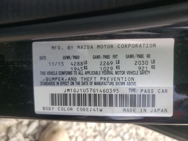 Photo 9 VIN: JM1GJ1U57G1460395 - MAZDA 6 