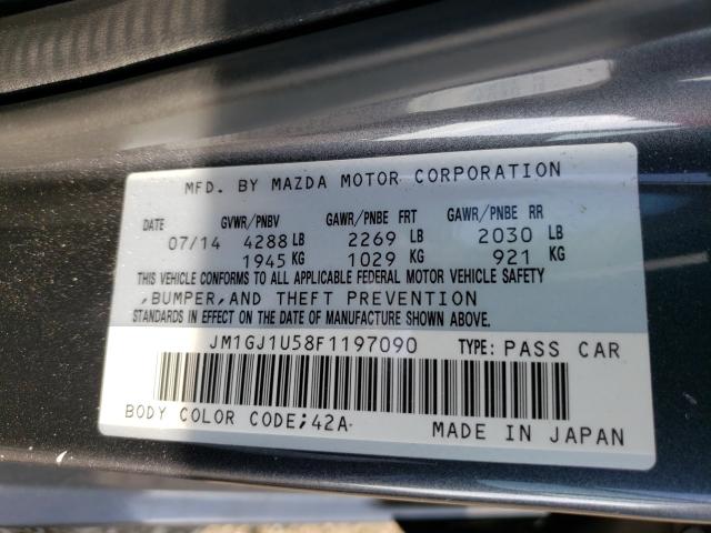 Photo 9 VIN: JM1GJ1U58F1197090 - MAZDA 6 SPORT 