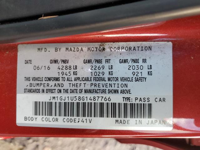 Photo 12 VIN: JM1GJ1U58G1487766 - MAZDA 6 