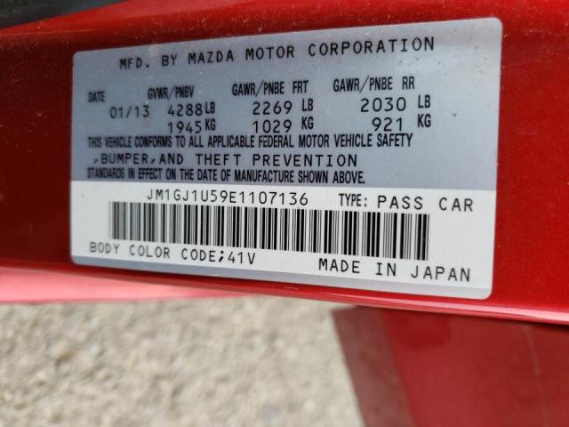 Photo 9 VIN: JM1GJ1U59E1107136 - MAZDA 6 