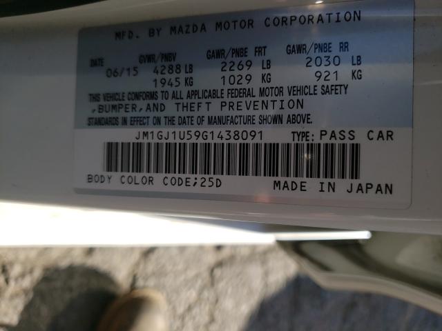 Photo 9 VIN: JM1GJ1U59G1438091 - MAZDA MAZDA6 