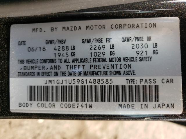 Photo 9 VIN: JM1GJ1U59G1488585 - MAZDA 6 SPORT 