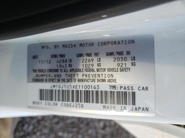 Photo 11 VIN: JM1GJ1U5XE1100163 - MAZDA 6 SPORT 