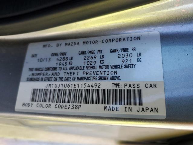 Photo 12 VIN: JM1GJ1U61E1154492 - MAZDA 6 