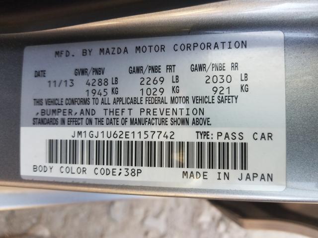 Photo 9 VIN: JM1GJ1U62E1157742 - MAZDA 6 SPORT 