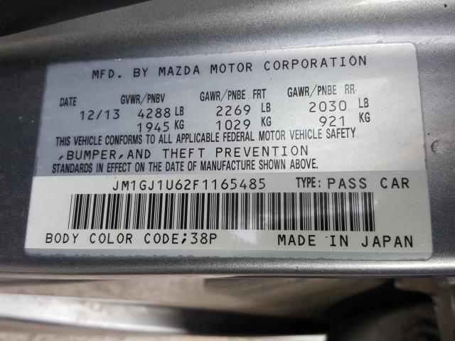 Photo 9 VIN: JM1GJ1U62F1165485 - MAZDA 6 SPORT 