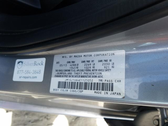 Photo 9 VIN: JM1GJ1U64E1125052 - MAZDA 6 