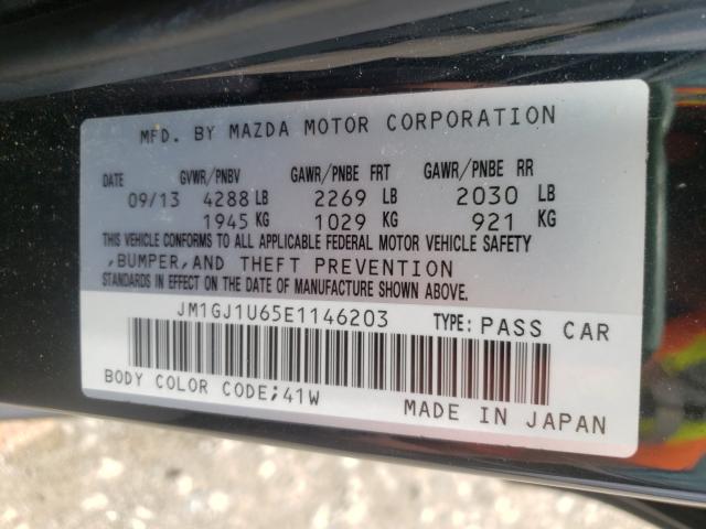 Photo 9 VIN: JM1GJ1U65E1146203 - MAZDA 6 SPORT 