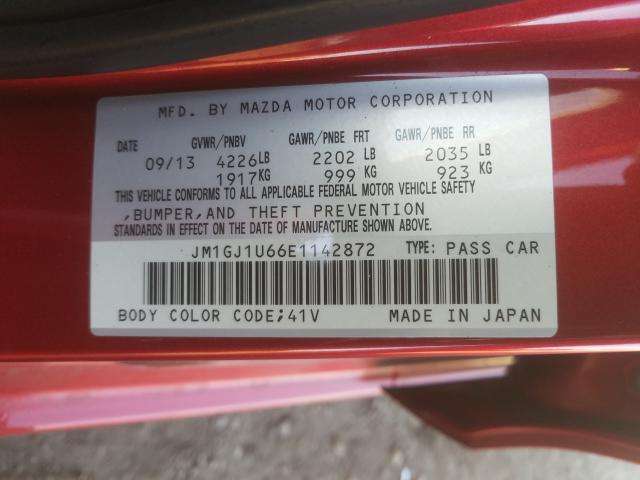 Photo 9 VIN: JM1GJ1U66E1142872 - MAZDA 6 SPORT 