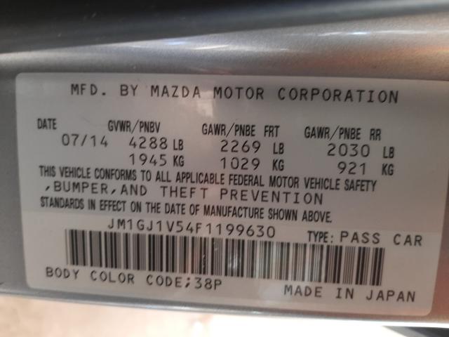 Photo 9 VIN: JM1GJ1V54F1199630 - MAZDA 6 TOURING 