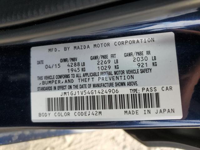 Photo 11 VIN: JM1GJ1V54G1424906 - MAZDA 6 