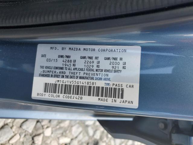 Photo 11 VIN: JM1GJ1V55G1418581 - MAZDA 6 TOURING 