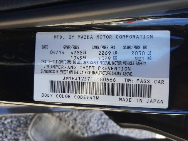 Photo 9 VIN: JM1GJ1V57F1180666 - MAZDA 6 