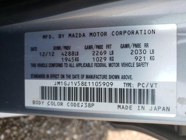 Photo 12 VIN: JM1GJ1V58E1105909 - MAZDA 6 TOURING 