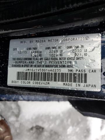 Photo 11 VIN: JM1GJ1V58G1462235 - MAZDA 6 