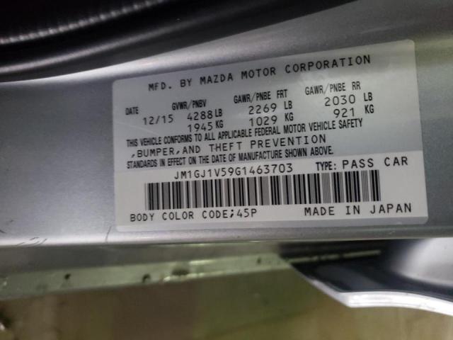 Photo 9 VIN: JM1GJ1V59G1463703 - MAZDA 6 TOURING 