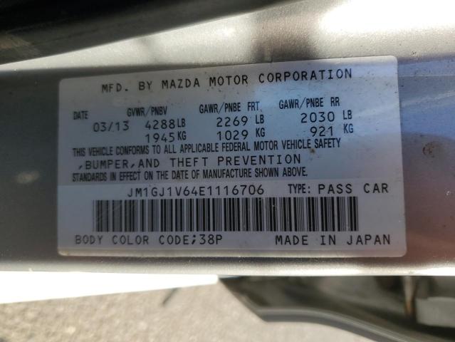 Photo 11 VIN: JM1GJ1V64E1116706 - MAZDA 6 