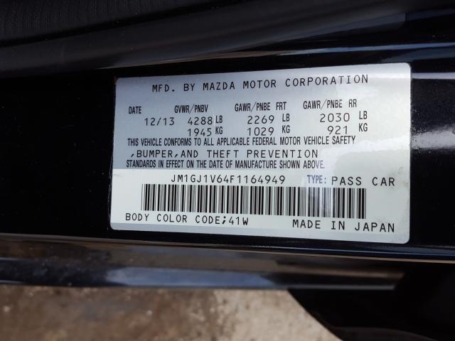 Photo 9 VIN: JM1GJ1V64F1164949 - MAZDA 6 TOURING 