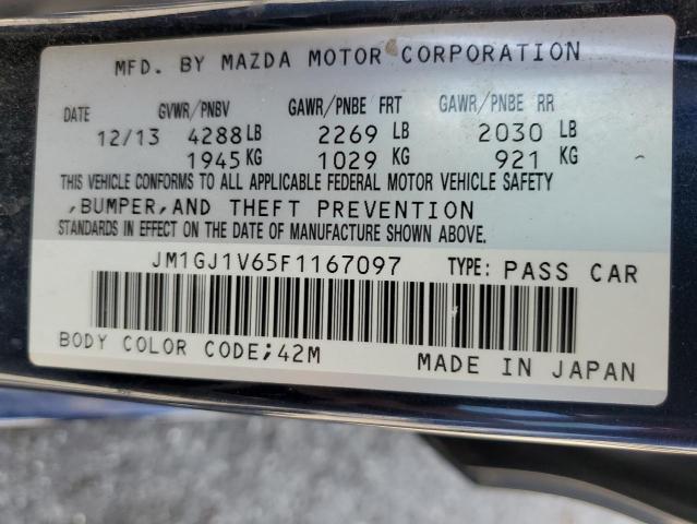 Photo 11 VIN: JM1GJ1V65F1167097 - MAZDA 6 TOURING 