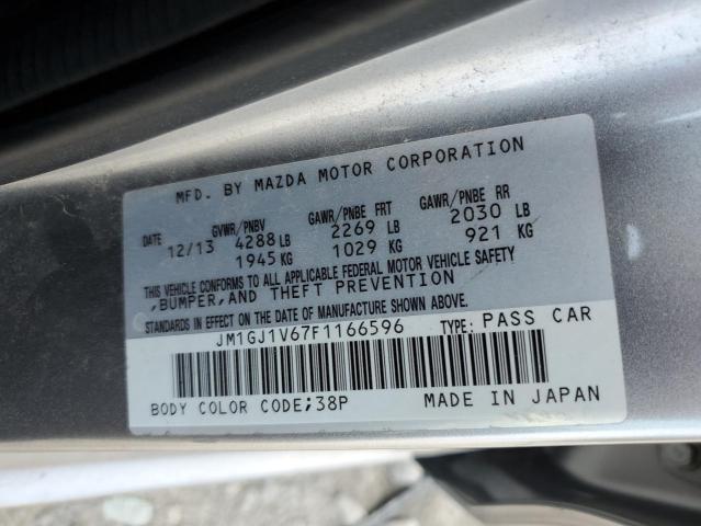 Photo 11 VIN: JM1GJ1V67F1166596 - MAZDA 6 TOURING 