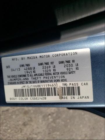 Photo 9 VIN: JM1GJ1V68E1119463 - MAZDA 6 TOURING 