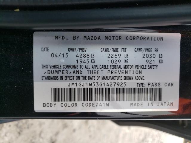 Photo 9 VIN: JM1GJ1W53G1427925 - MAZDA 6 GRAND TO 