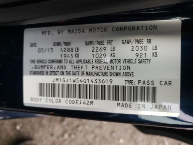 Photo 9 VIN: JM1GJ1W54G1433619 - MAZDA 6 GRAND TO 