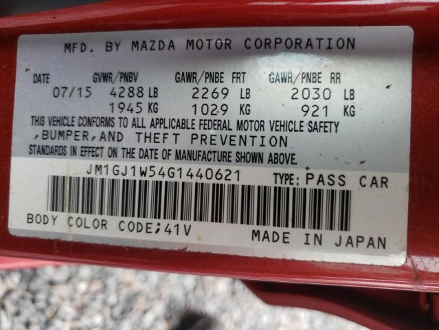 Photo 9 VIN: JM1GJ1W54G1440621 - MAZDA 6 