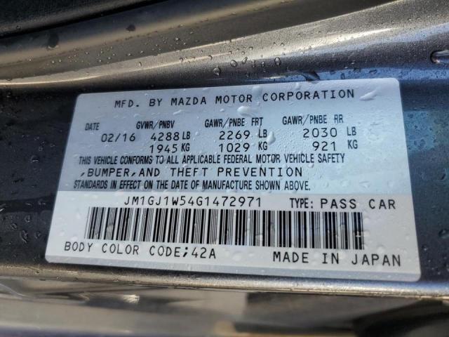 Photo 12 VIN: JM1GJ1W54G1472971 - MAZDA 6 