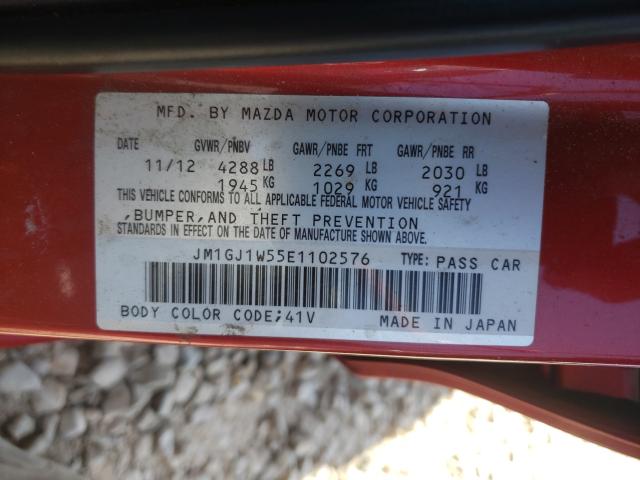 Photo 9 VIN: JM1GJ1W55E1102576 - MAZDA 6 GRAND TO 