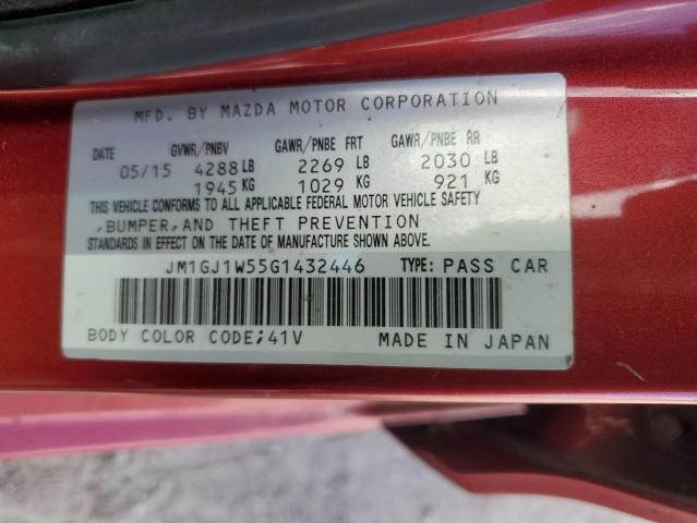 Photo 12 VIN: JM1GJ1W55G1432446 - MAZDA 6 GRAND TO 