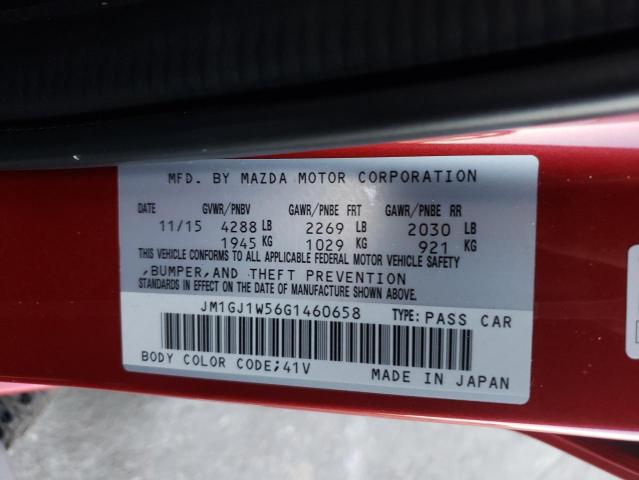 Photo 9 VIN: JM1GJ1W56G1460658 - MAZDA 6 GRAND TO 