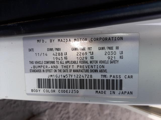 Photo 9 VIN: JM1GJ1W57F1224728 - MAZDA 6 GRAND TO 