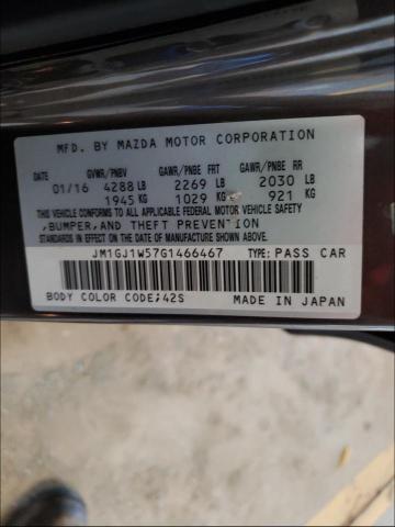 Photo 9 VIN: JM1GJ1W57G1466467 - MAZDA 6 GRAND TO 