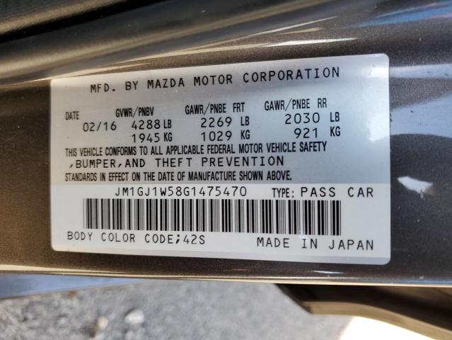 Photo 9 VIN: JM1GJ1W58G1475470 - MAZDA 6 GRAND TO 