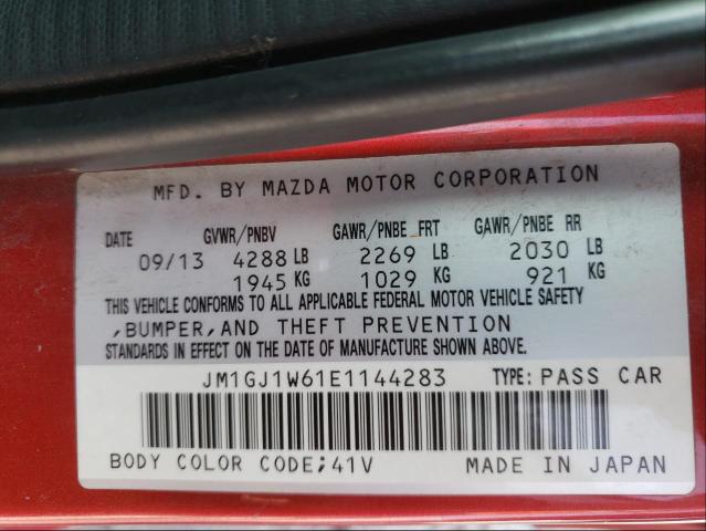 Photo 9 VIN: JM1GJ1W61E1144283 - MAZDA 6 GRAND TO 