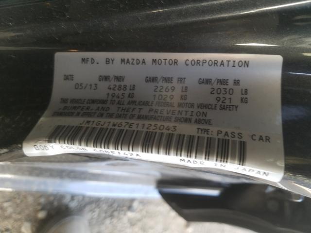 Photo 9 VIN: JM1GJ1W67E1125043 - MAZDA 6 