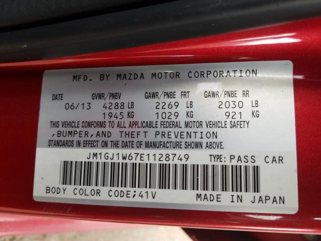 Photo 9 VIN: JM1GJ1W67E1128749 - MAZDA 6 GRAND TO 