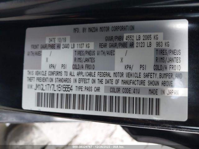 Photo 8 VIN: JM1GL1TY7L1515654 - MAZDA MAZDA6 