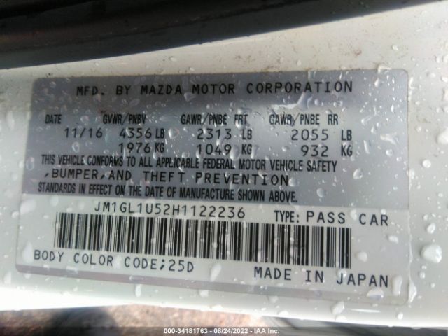 Photo 8 VIN: JM1GL1U52H1122236 - MAZDA 6 