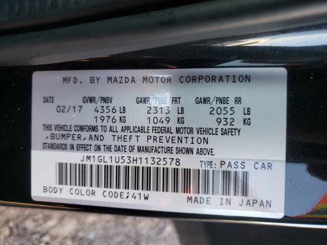 Photo 9 VIN: JM1GL1U53H1132578 - MAZDA 6 